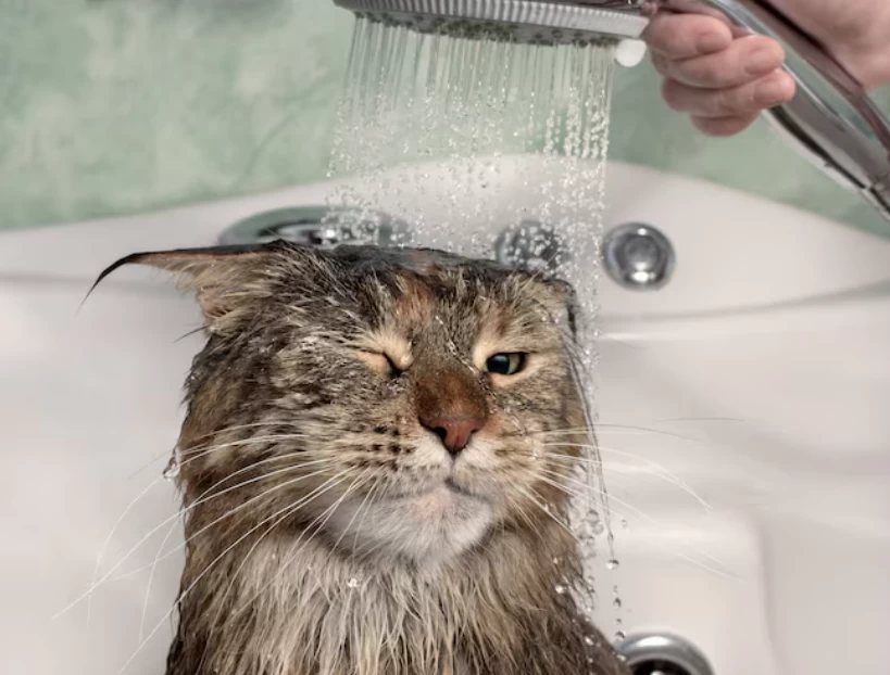 É necessário dar banho em gatos?